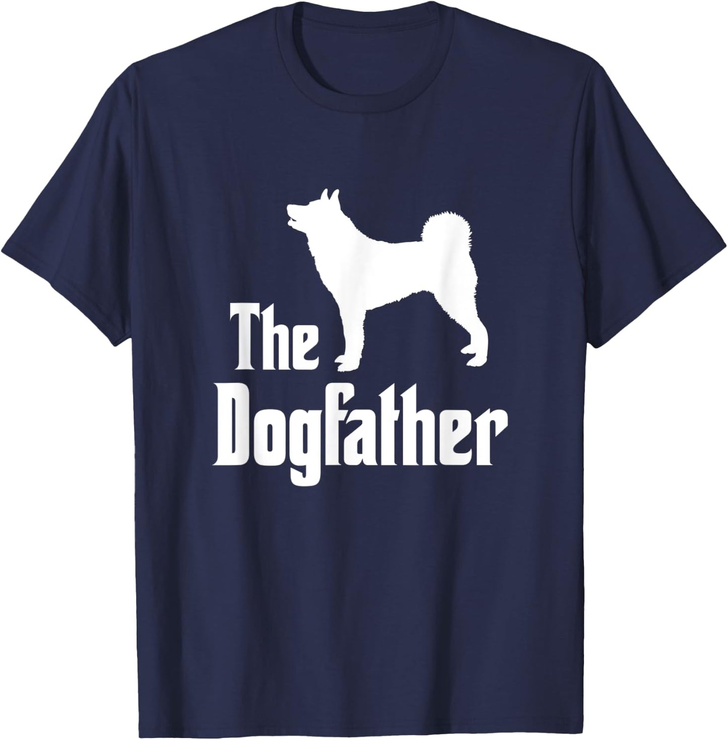 The Dogfather - funny dog gift, funny Karelian Bear Dog T-Shirt - T-Shirt | Navy