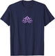 Yoga Symbols I Gifts & I Star Park Trends Lotus, Flower, Buddhism Spirituality Namaste Enlightenment T-Shirt - T-Shirt | Navy