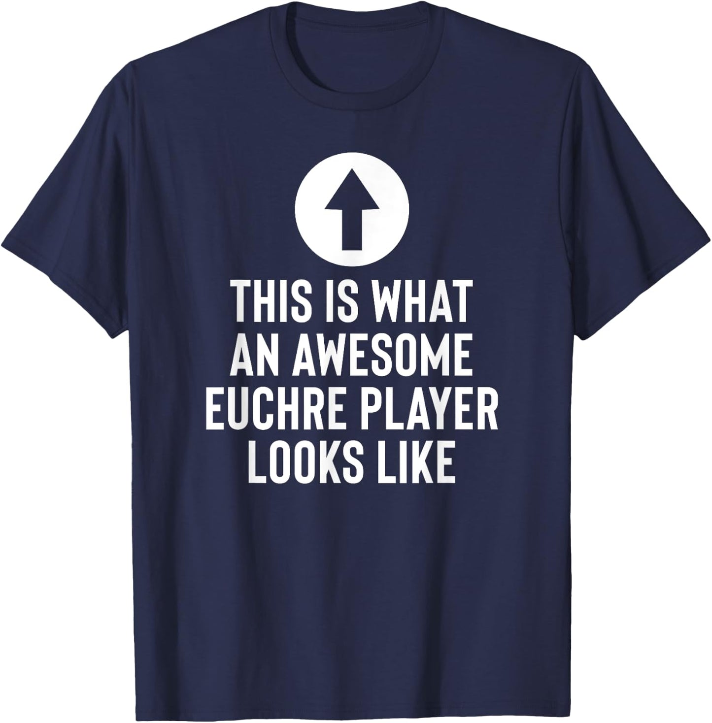 Awesome Euchre Player T-Shirt - T-Shirt | Navy