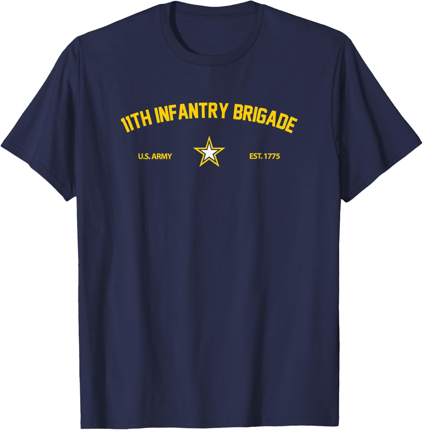US Army 11th Infantry Brigade T-Shirt - T-Shirt | Navy