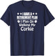 I Have A Retirement Plan On Walking My Corkie Dog T-Shirt - T-Shirt | Navy