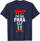 Matching Family Group Funny I'm The Para Elf Christmas T-Shirt - T-Shirt | Navy