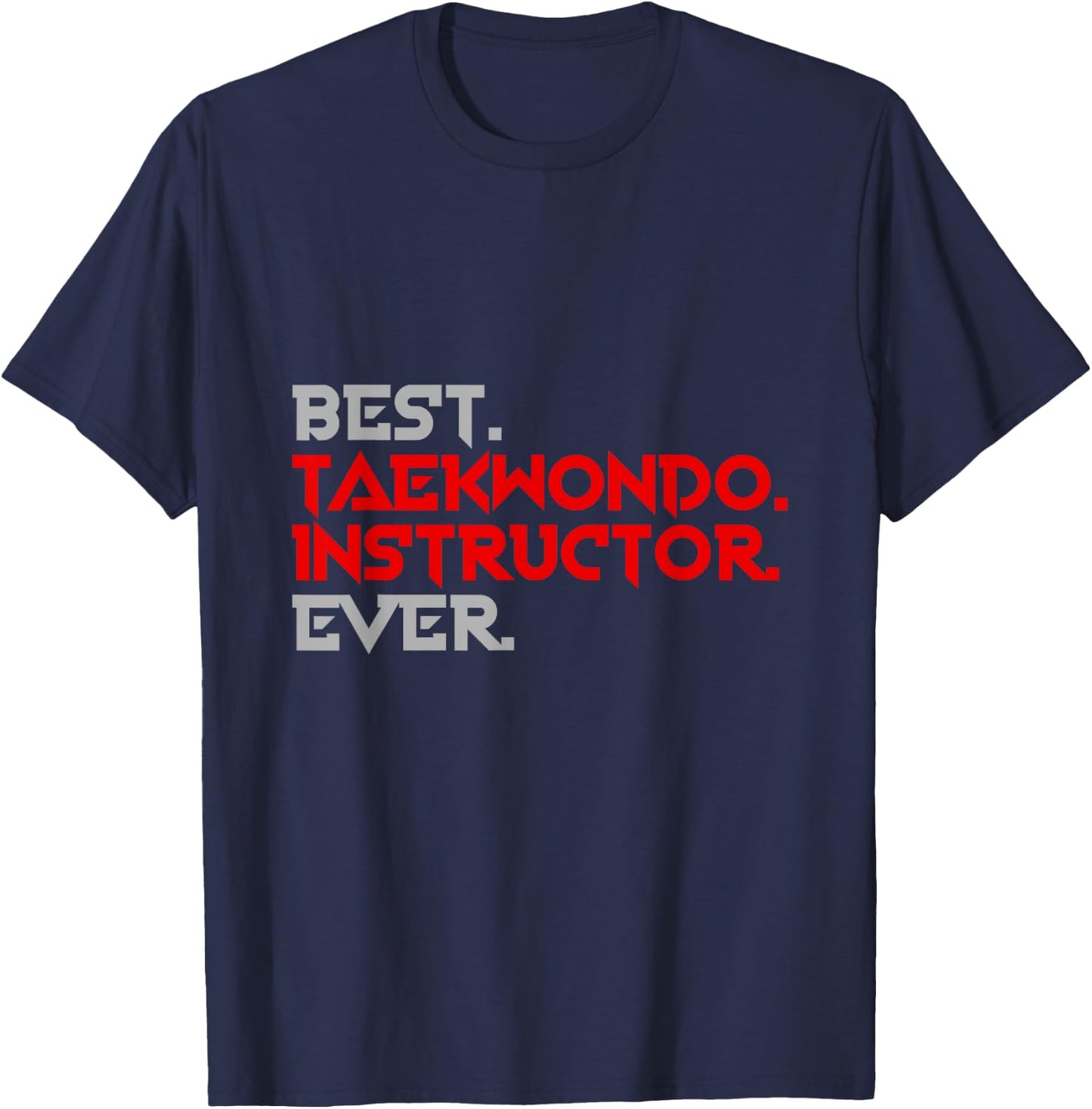 Korean Taekwondo Instructor Gift Taekwondo T-Shirt - T-Shirt | Navy