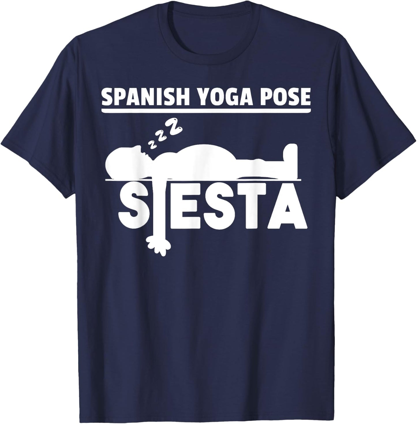 Funny Yoga Gift T-Shirt - T-Shirt | Navy