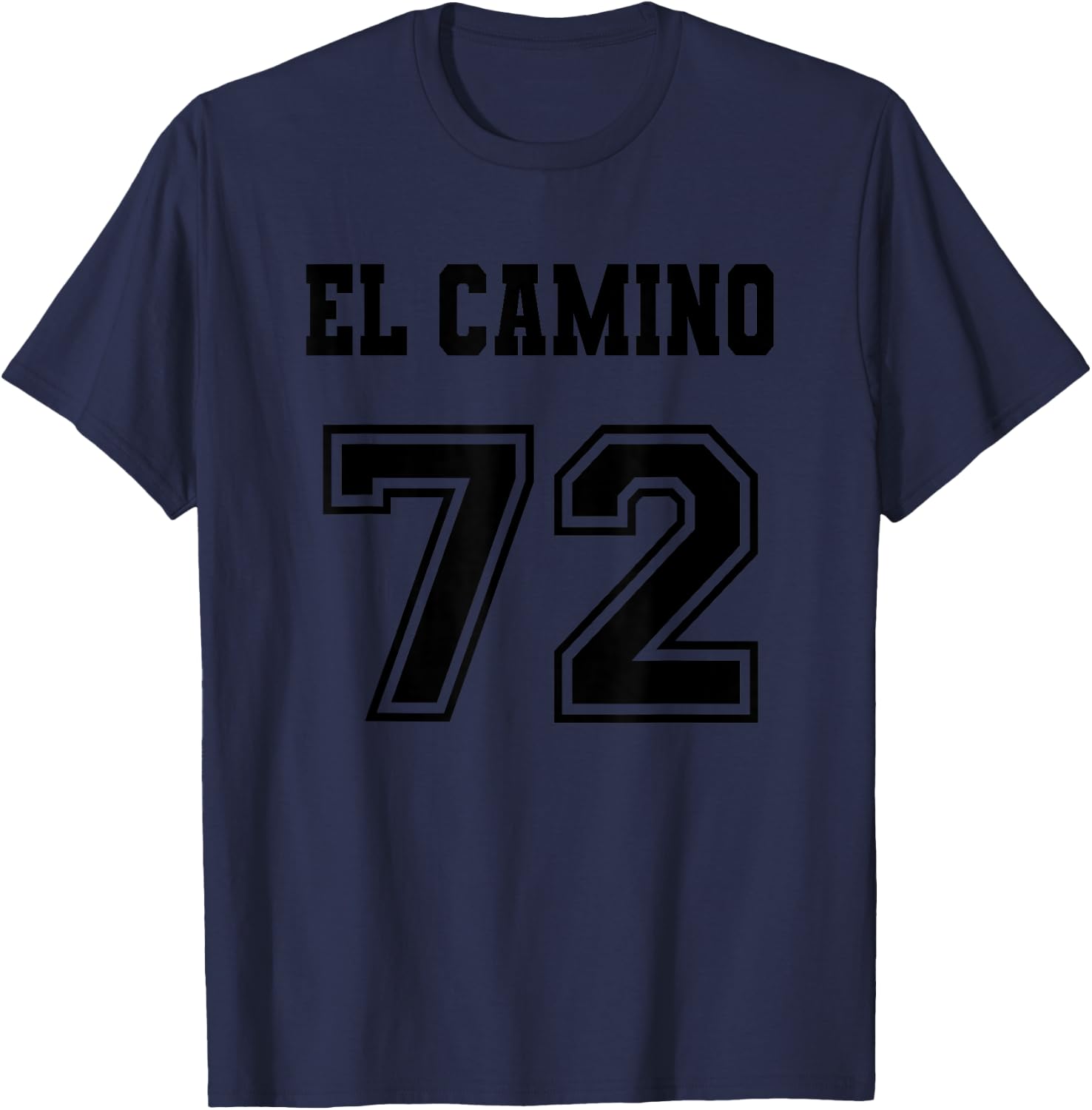 Jersey Style El Camino 72 1972 T-Shirt - T-Shirt | Navy