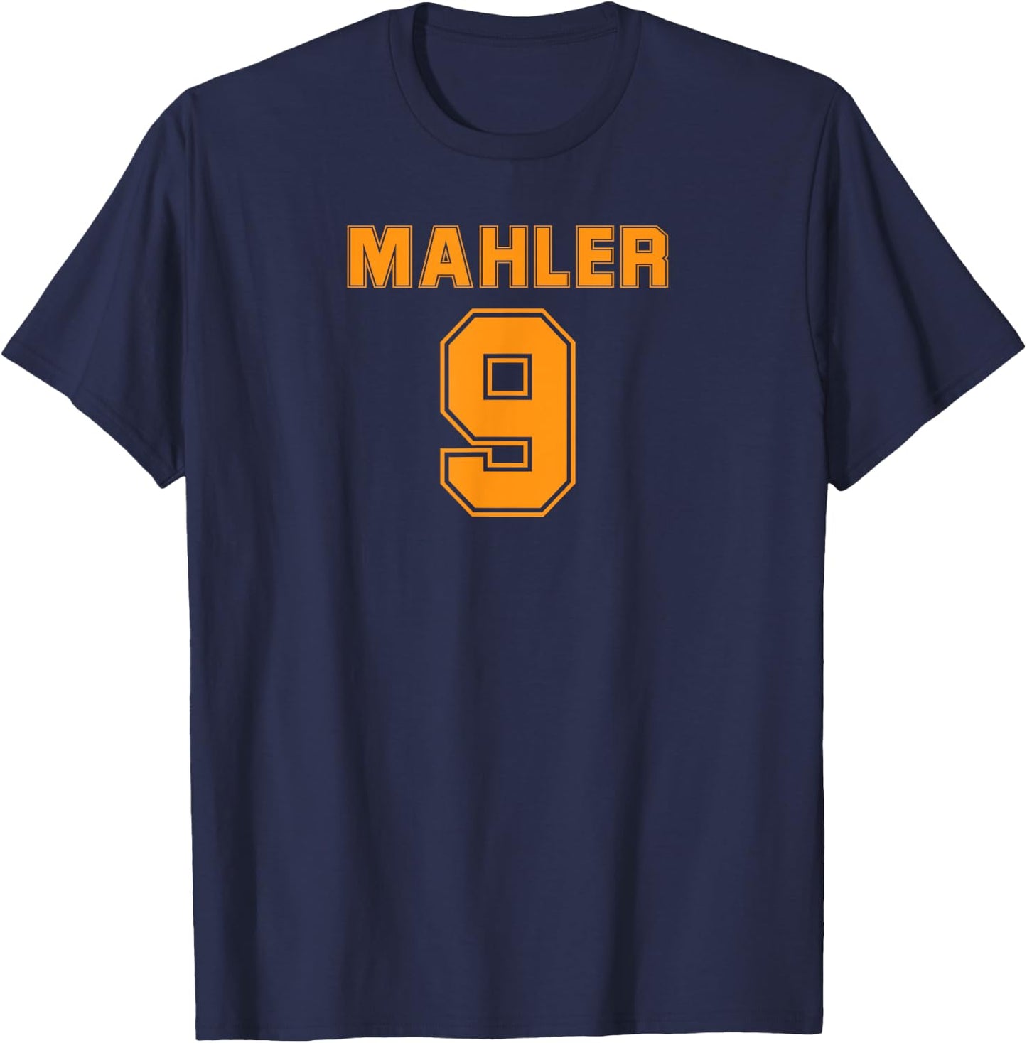 Mahler 9th Ninth Symphony Fun Sports T-Shirt - T-Shirt | Navy