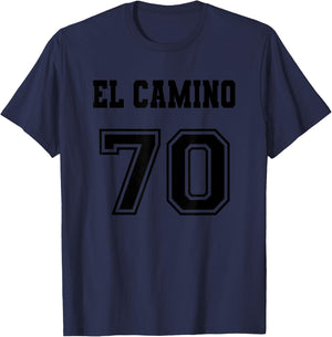 Jersey Style El Camino 70 1970 Old School Muscle Pickup Car T-Shirt - T-Shirt | Navy