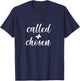 Gift & Men - Cute Called And Chosen Christian T-Shirt - T-Shirt | Navy