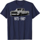 1973-1987 Funny Squarebody Vintage T-Shirt - T-Shirt | Navy