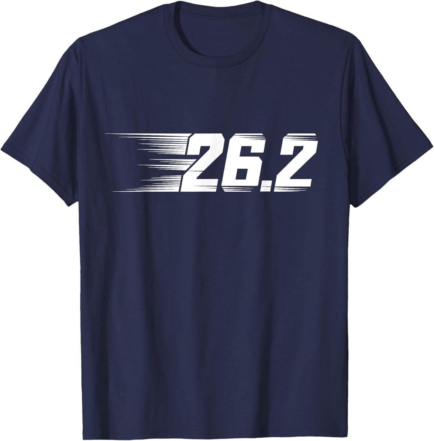 26.2 Miles Marathon Runner Running Marathon Runner T-Shirt - T-Shirt | Navy