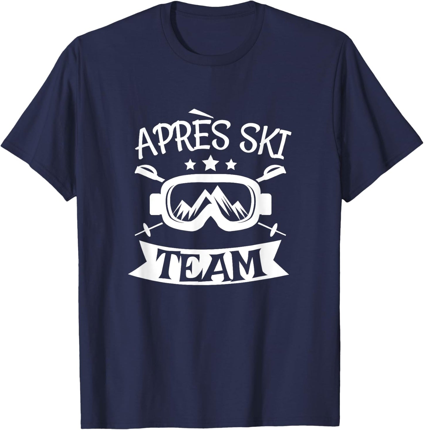 Apres Ski Team Party Snowboard Huts T-Shirt - T-Shirt | Navy