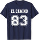 Jersey Style El Camino 83 1983 T-Shirt - T-Shirt | Navy