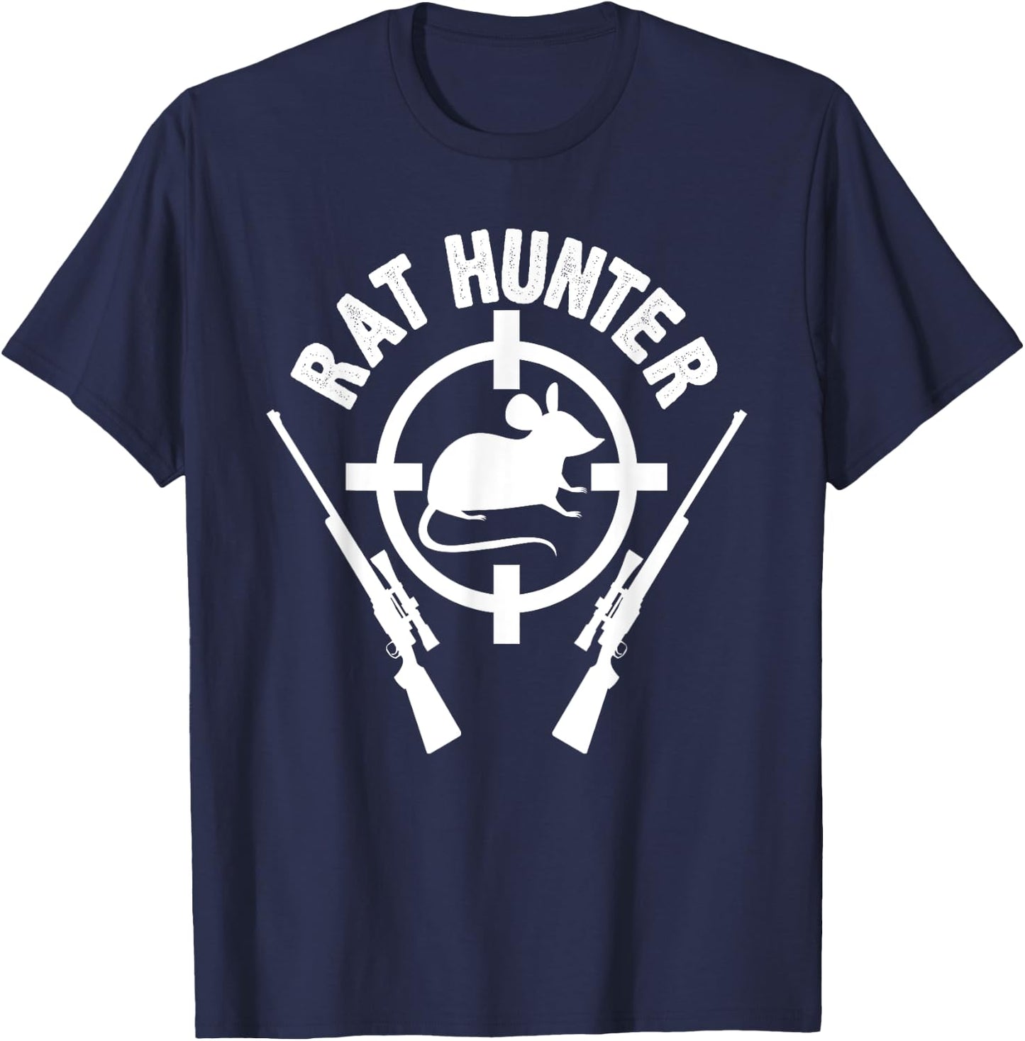 Rat Hunter - Rodent Mouse Hunting Gift T-Shirt - T-Shirt | Navy