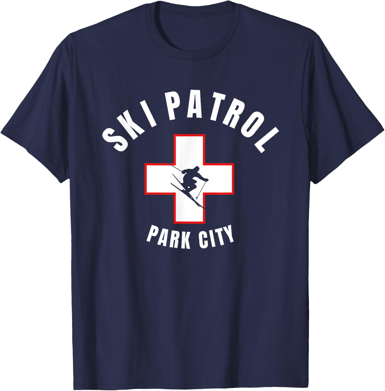 Park City Utah Ski Patrol T-Shirt - T-Shirt | Navy