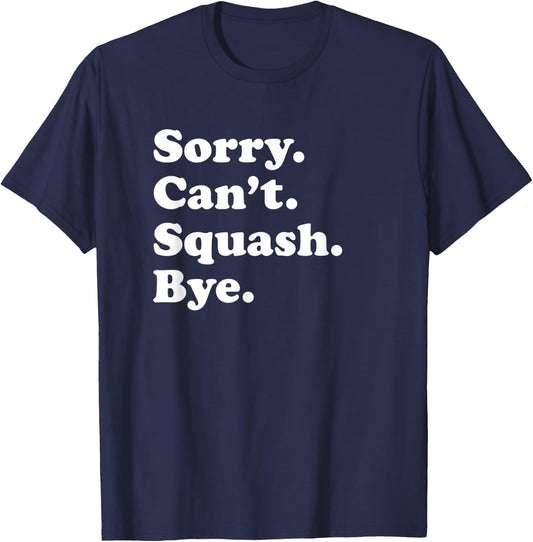 Funny Squash Sports Gift Women Boys or Girls T-Shirt - T-Shirt | Navy