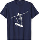 Halloween Skateboard Shirt Boy Skateboarding Men Skeleton T-Shirt - T-Shirt | Navy