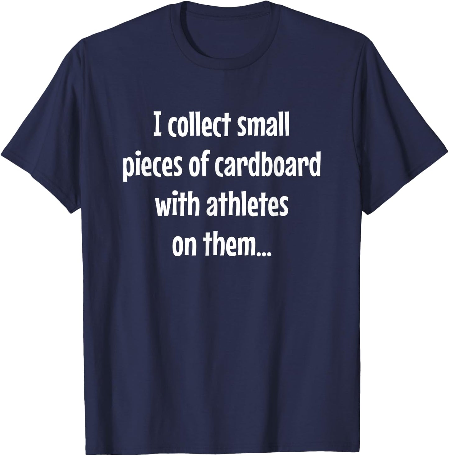 Funny Sports Baseball Card Collecting T-Shirt - T-Shirt | Navy