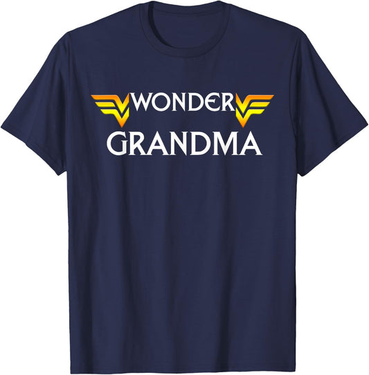 Mother's Day Wonder Grandma Funny Gift T-Shirt - T-Shirt | Navy