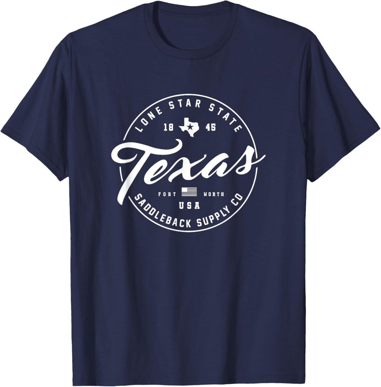 Saddleback ol' Texas Logo Lightweight Graphic T-Shirt - T-Shirt | Navy