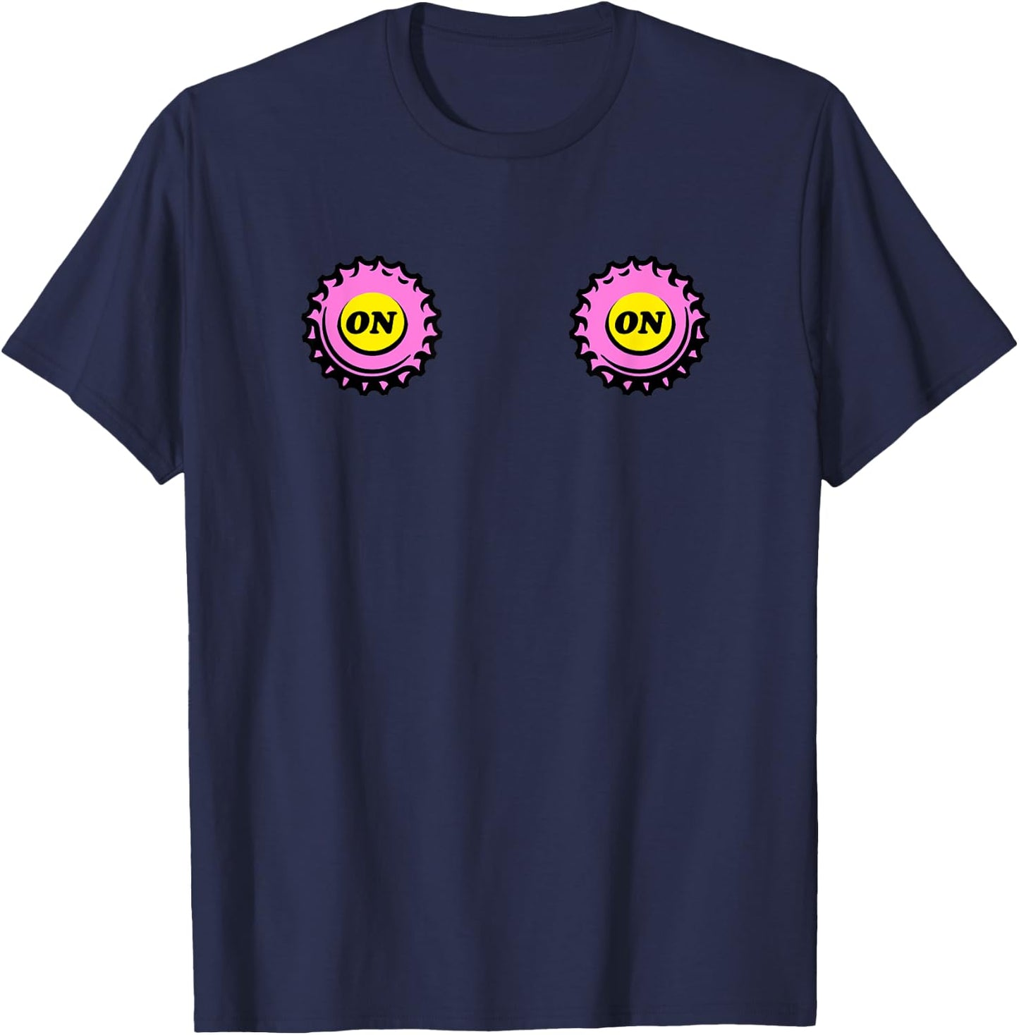 Hash House Harriers HHH On-on Boobs Funny Boob Run On on T-Shirt - T-Shirt | Navy