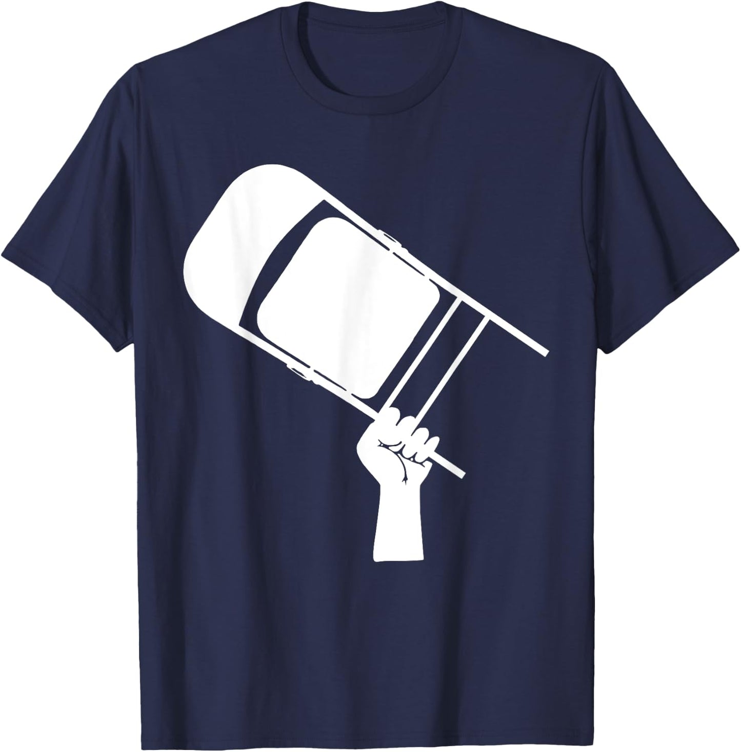 Folding Chair Black Fist Never Forget Montgomery AUG 5 202 T-Shirt - T-Shirt | Navy