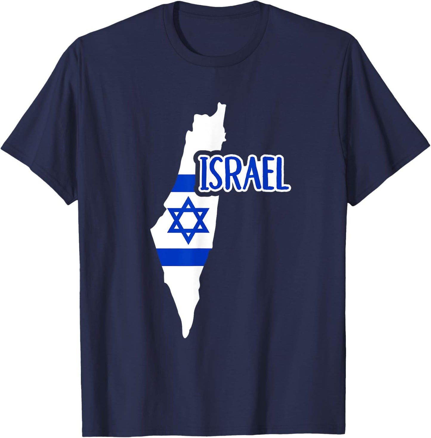 Israel map T-Shirt - T-Shirt | Navy