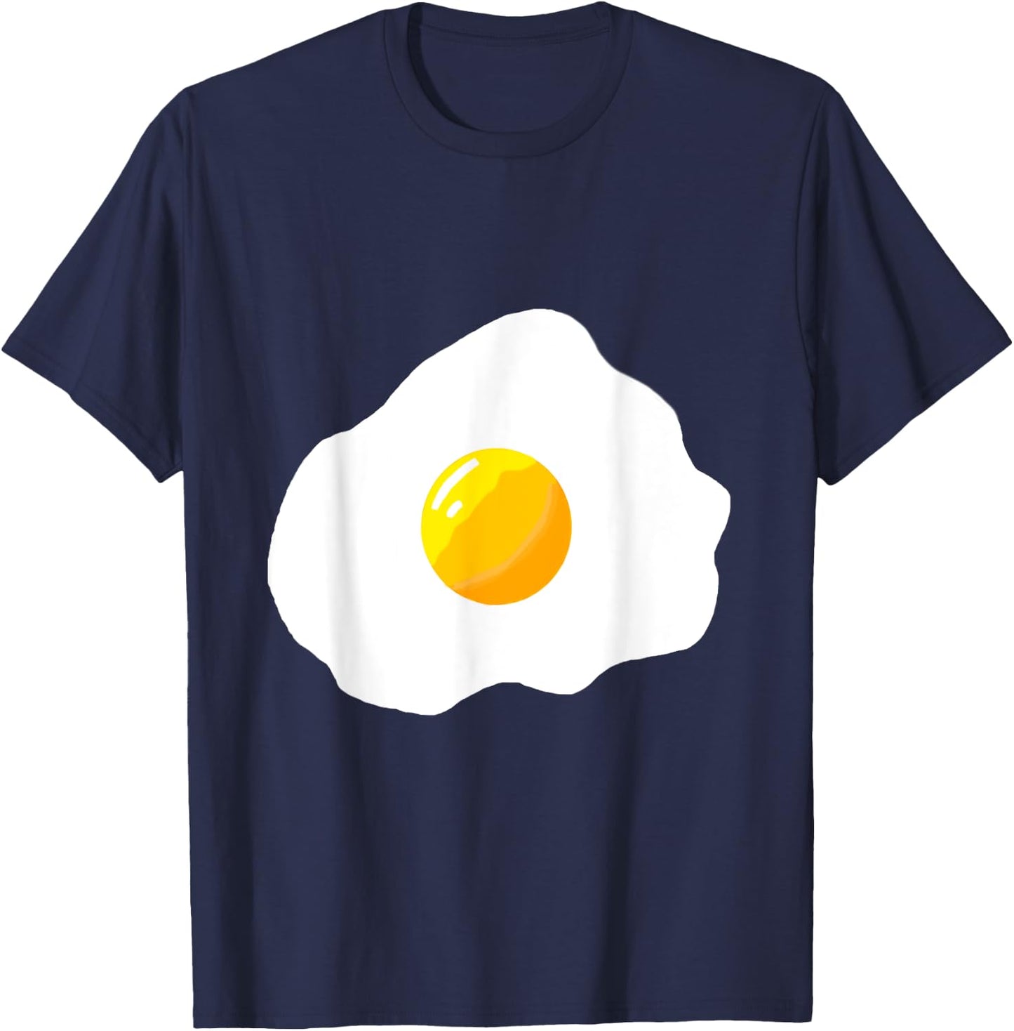 Fried Egg Breakfast Egg White Egg Yolk Fried Egg Costume T-Shirt - T-Shirt | Navy