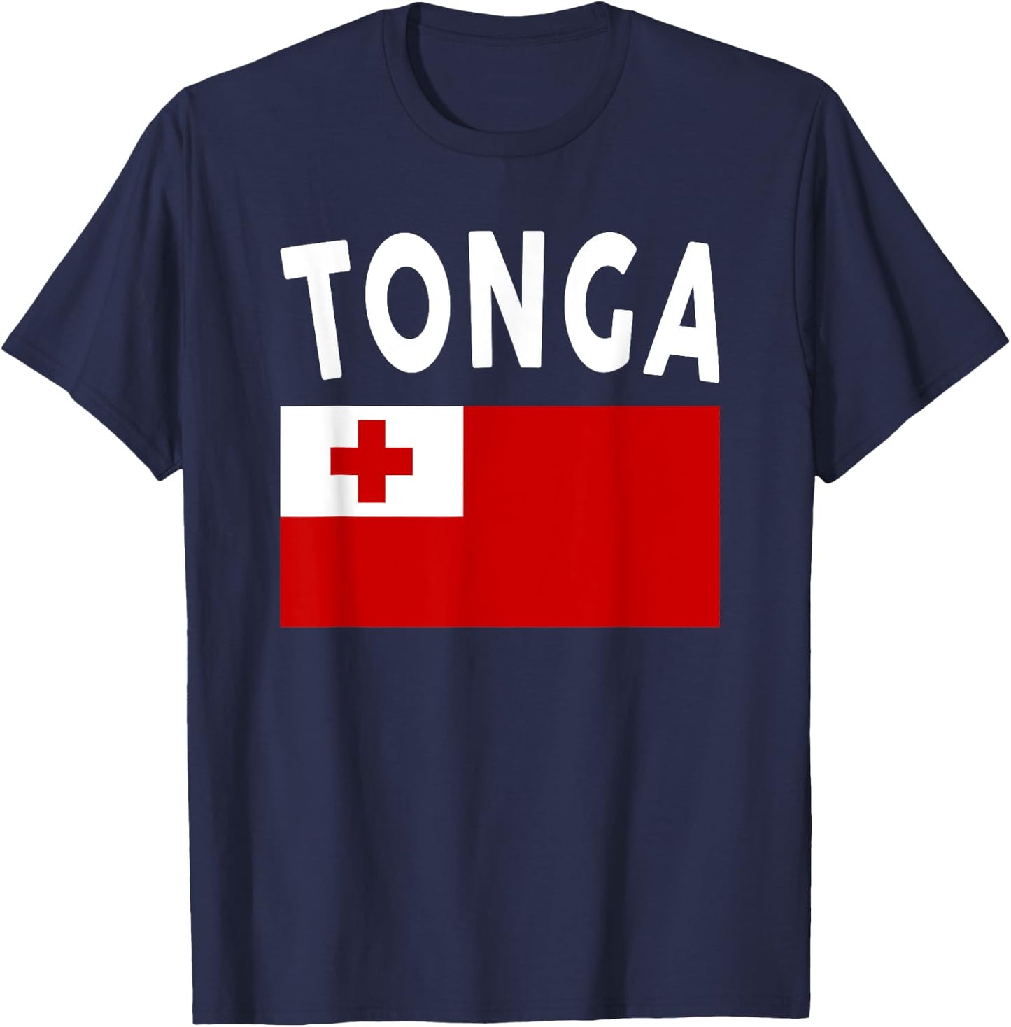 Tonga Flag | Tongan Pride Men Women Kids Gifts T-Shirt - T-Shirt | Navy