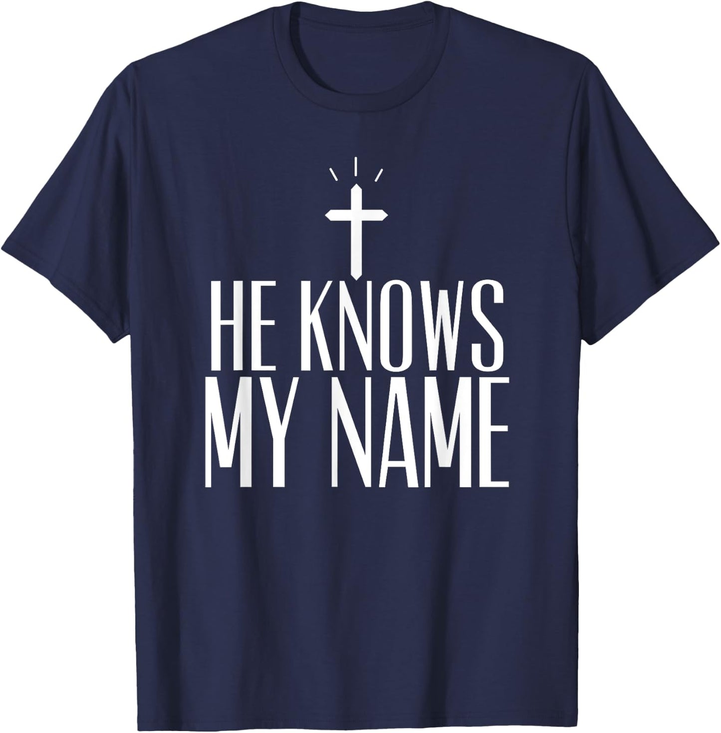 He Knows My Name T-Shirt - T-Shirt | Navy