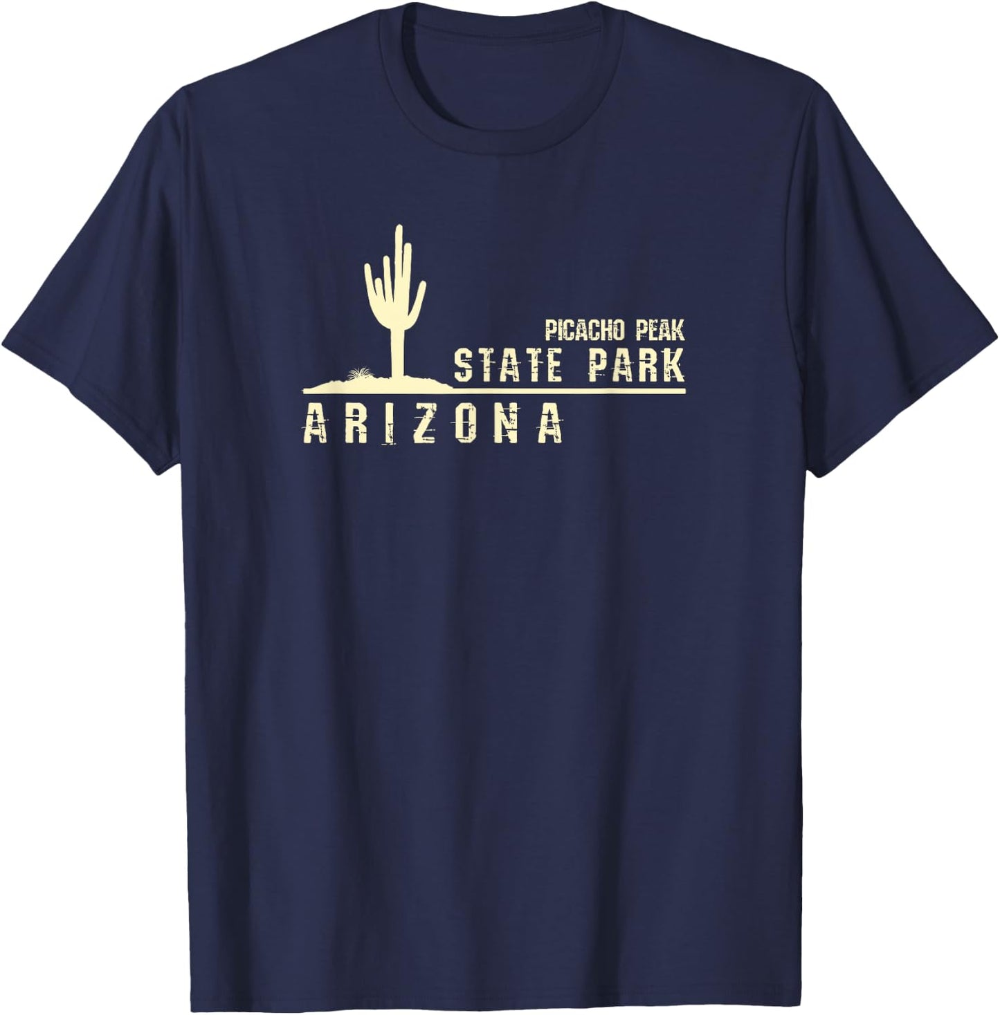 Arizona Souvenir - Picacho Peak State Park T-Shirt - T-Shirt | Navy