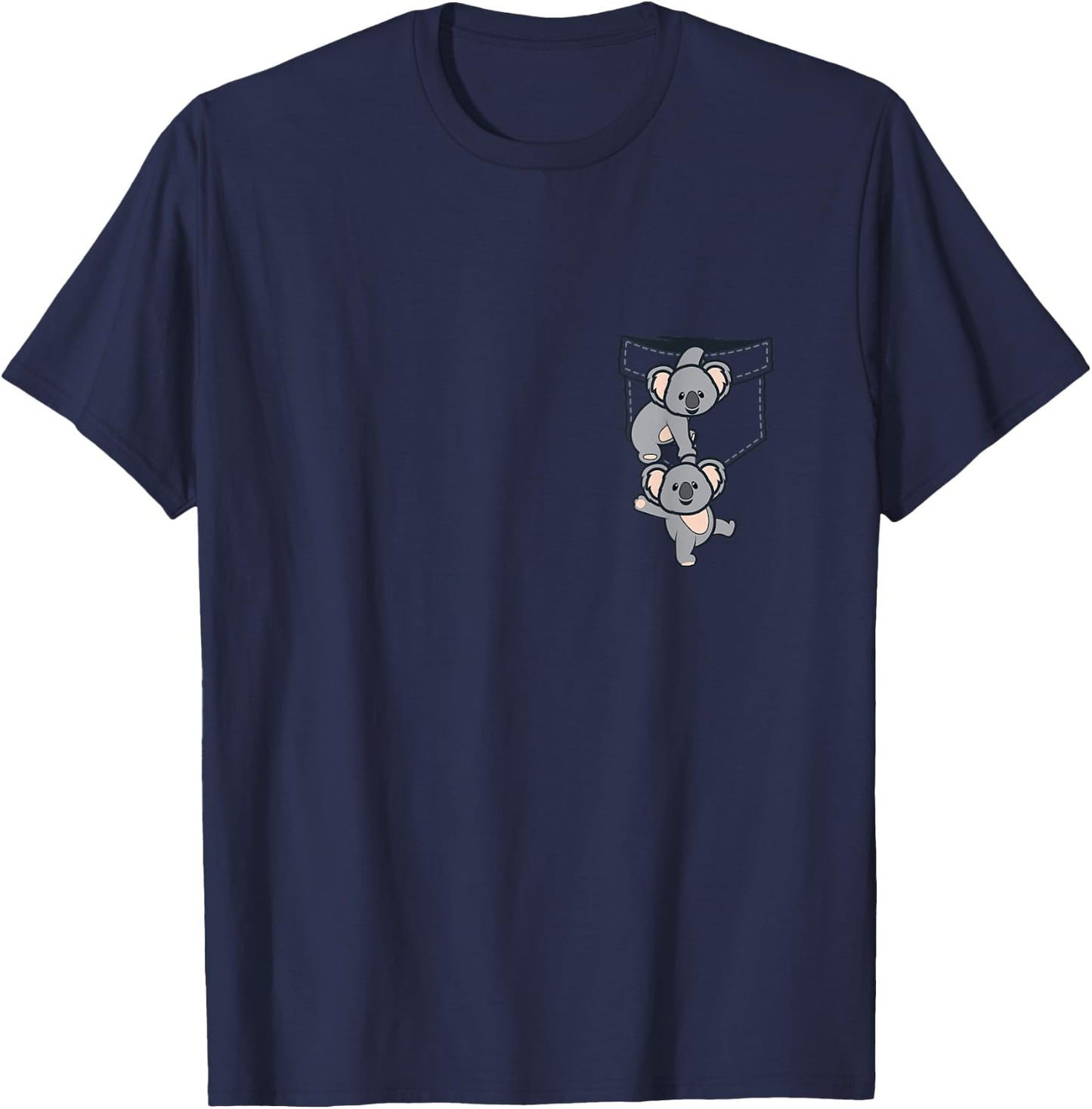 Koala Shirt Men Women Koala Lover Gift Koalabear T-Shirt - T-Shirt | Navy