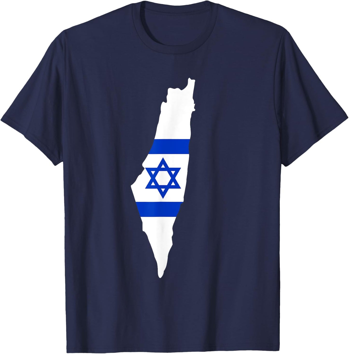 Israel map T-Shirt - T-Shirt | Navy