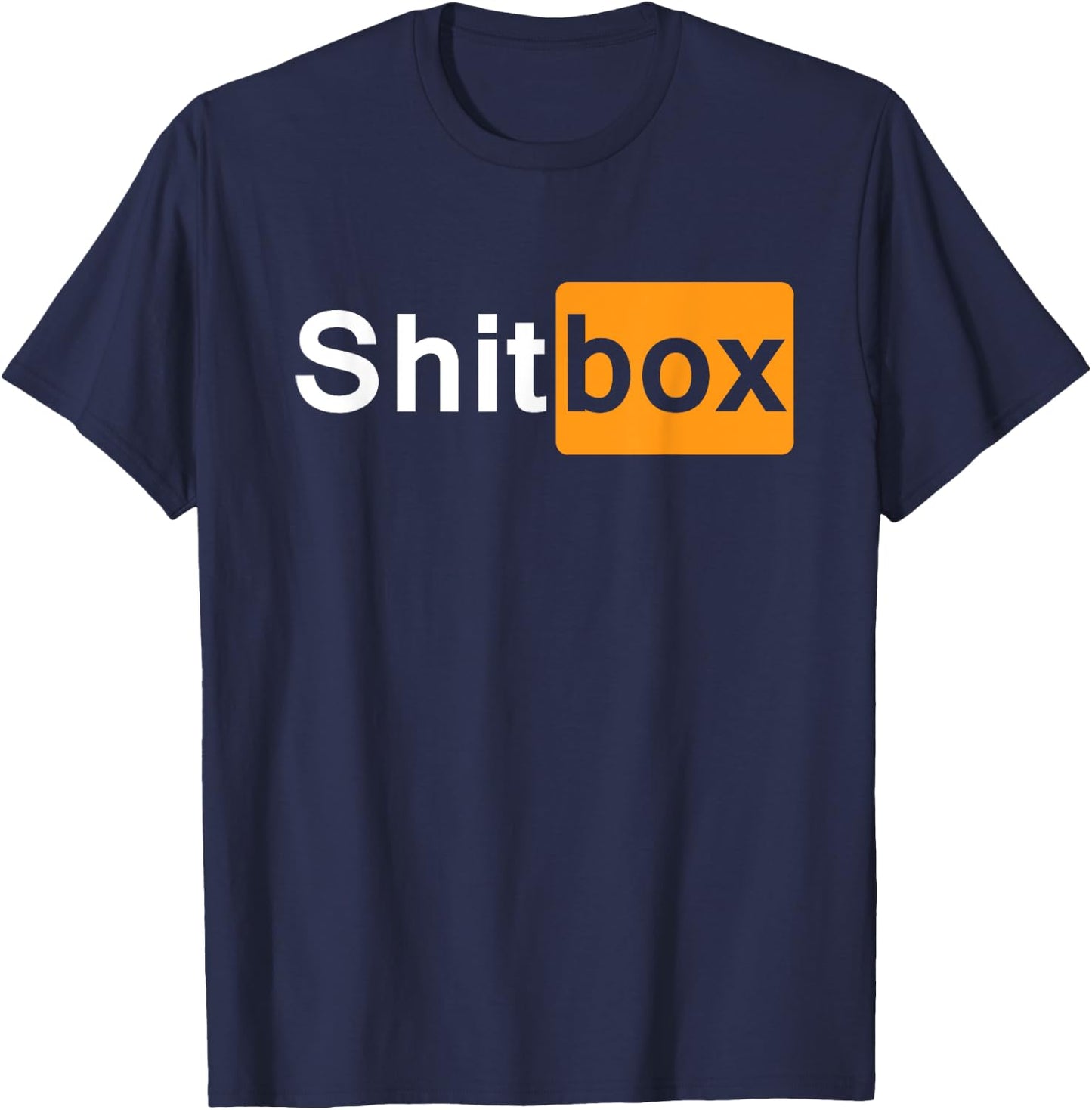 Shitbox Hub Car guy Mechanic Car Truck Adult Humor T-Shirt - T-Shirt | Navy