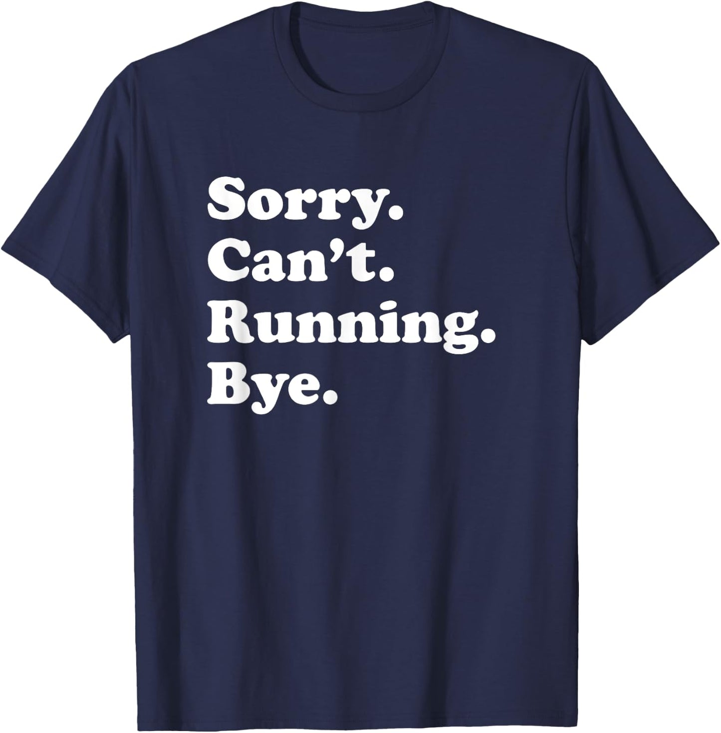 Funny Running Gift Women Boys or Girls T-Shirt - T-Shirt | Navy