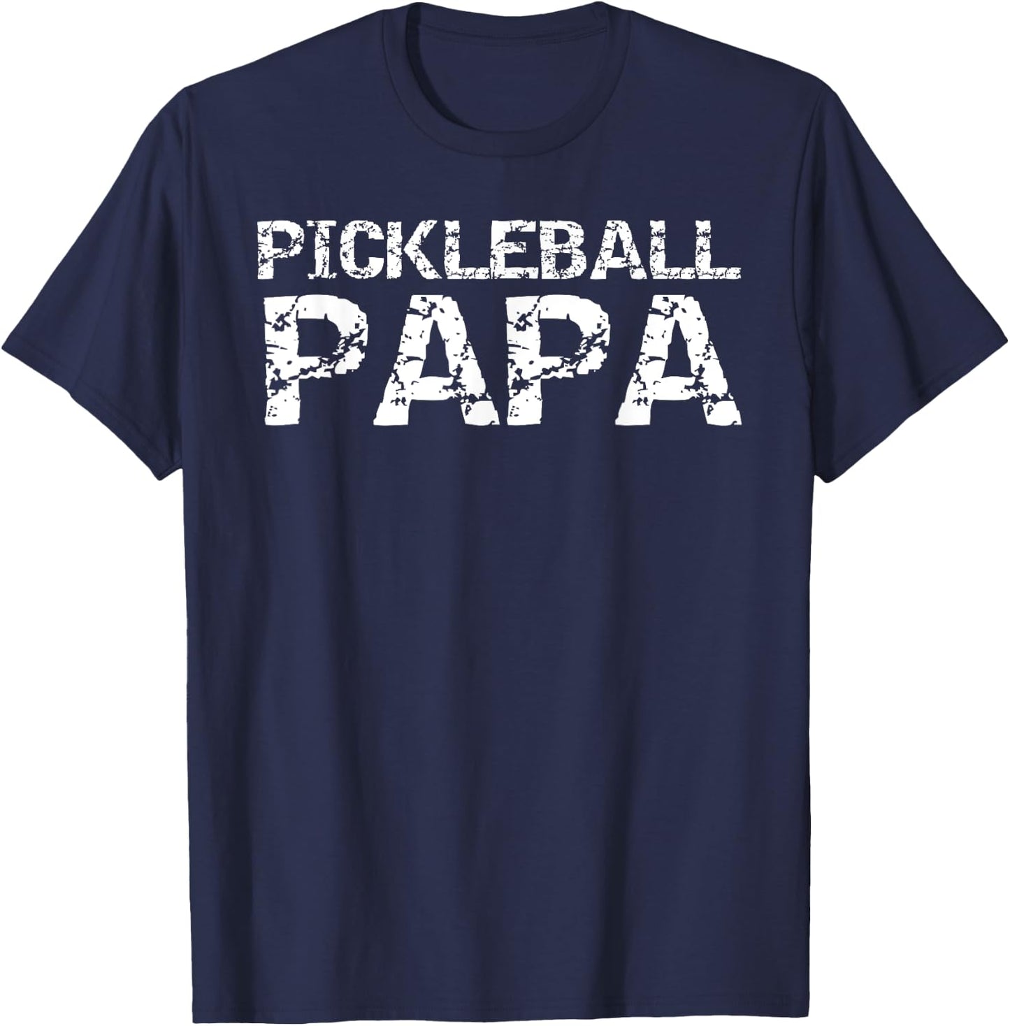 Pickle Ball Gifts for Grandpa from Grandkids Pickleball Papa T-Shirt - T-Shirt | Navy