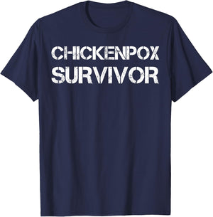 Chickenpox Survivor T-Shirt - T-Shirt | Navy
