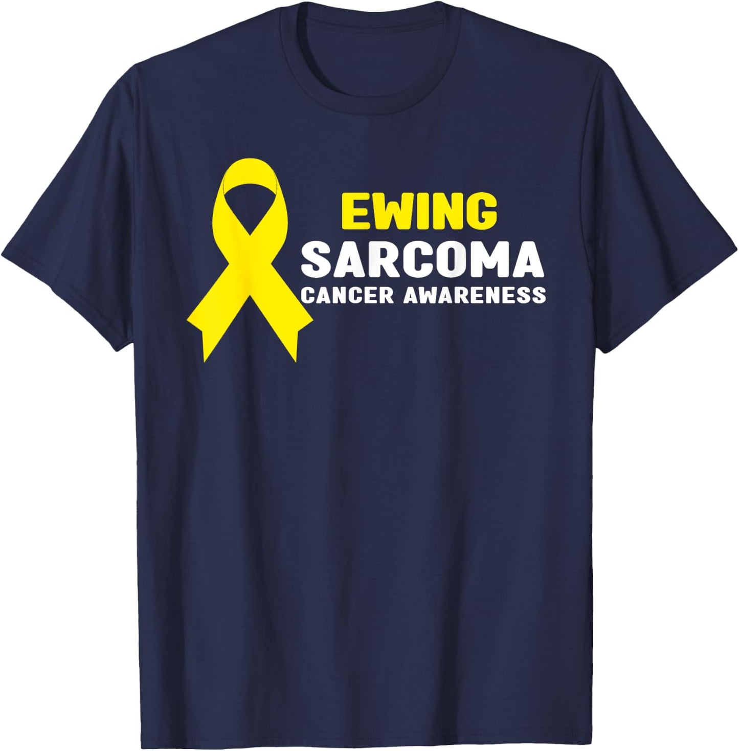 Ewing Sarcoma Shirt - Ewing Sarcoma Cancer Awareness T-Shirt - T-Shirt | Navy