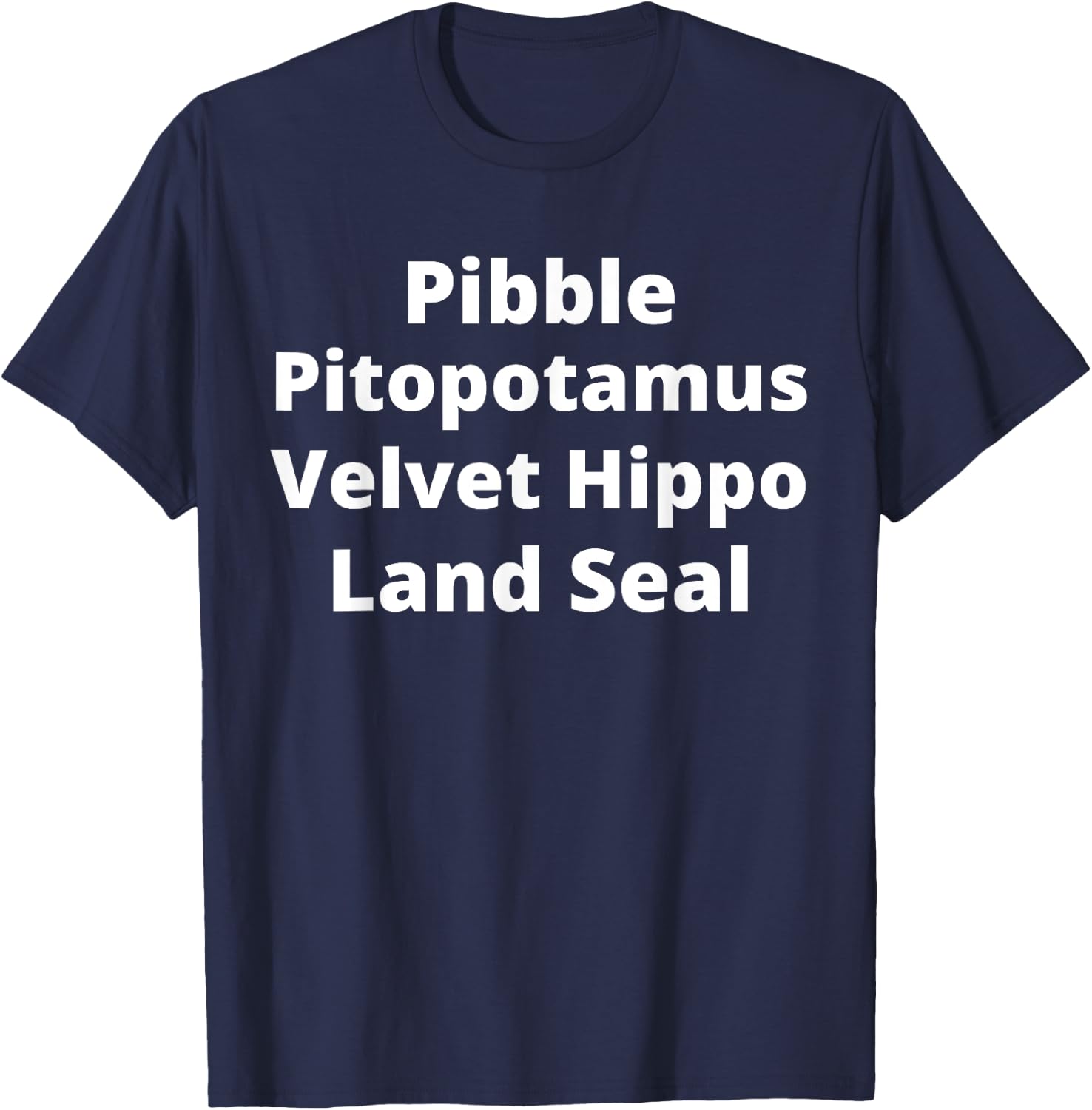 Pibble Mom Pitopotamus Dad Pitbull Lover Gift T-Shirt - T-Shirt | Navy