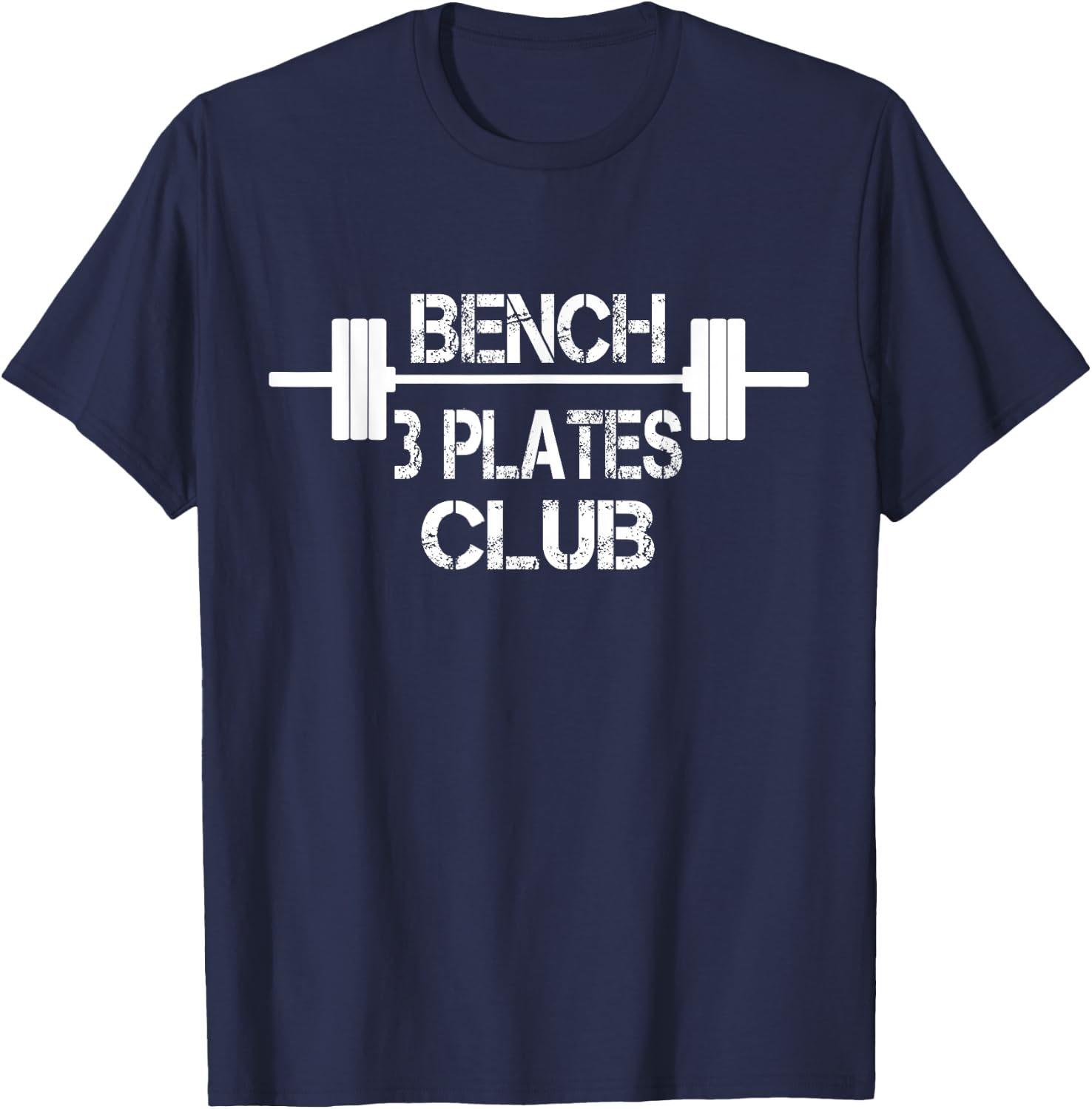 Bench 3 Plates Club T-Shirt - T-Shirt | Navy