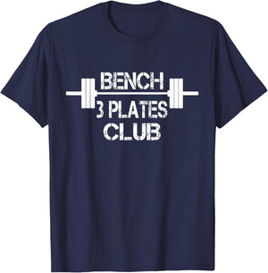 Bench 3 Plates Club T-Shirt - T-Shirt | Navy