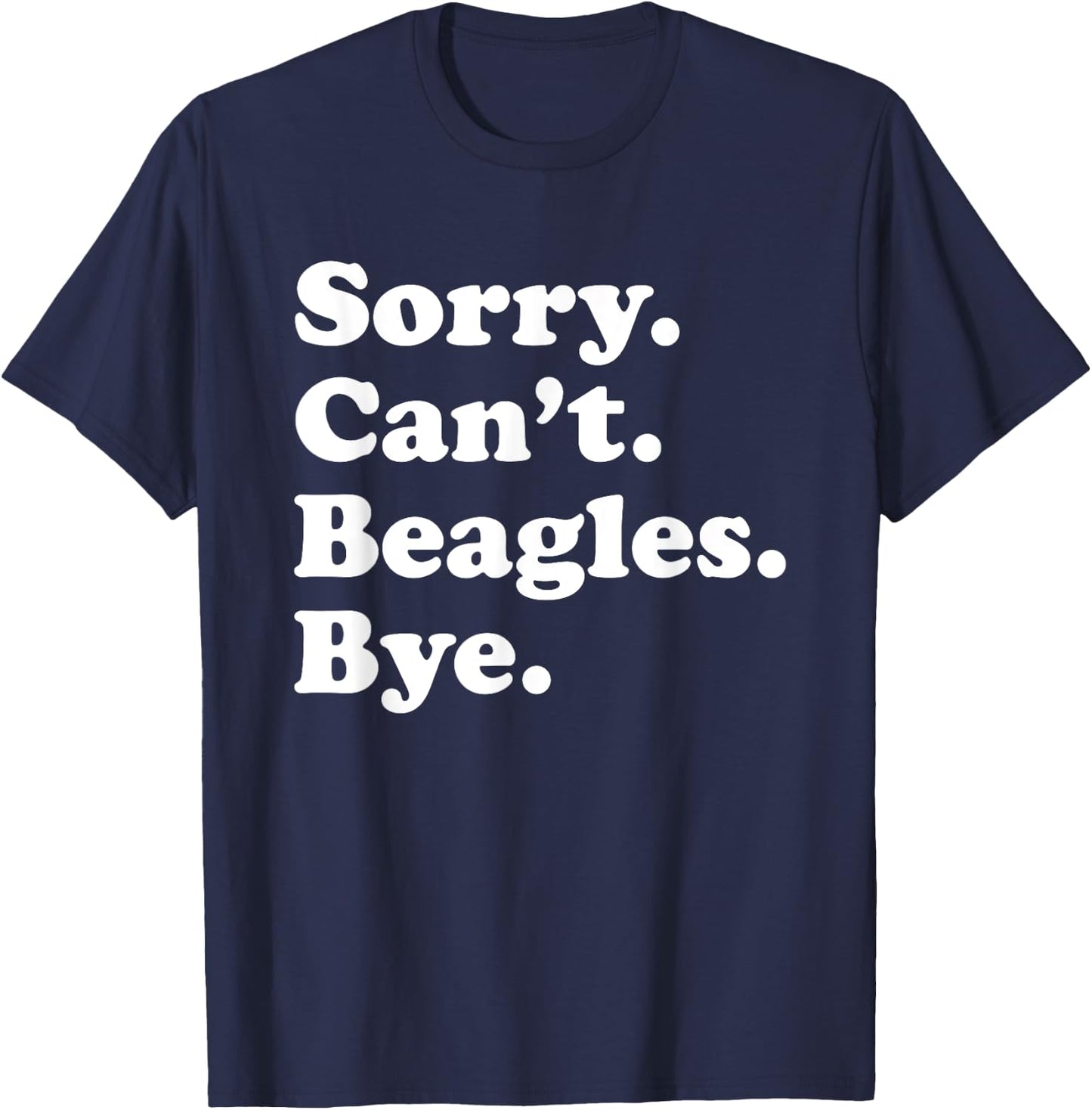 Funny Beagle Dog Gift Women Boys or Girls T-Shirt - T-Shirt | Navy