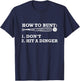 How To Bunt Funny Baseball Gift T-Shirt - T-Shirt | Navy
