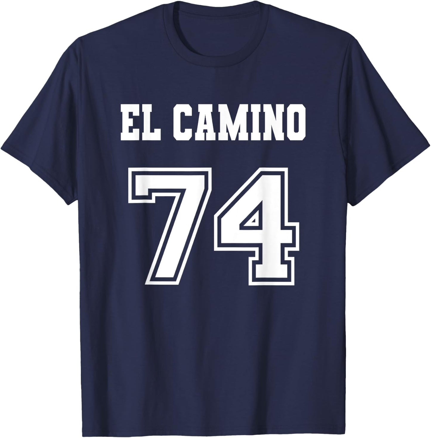 Jersey Style El Camino 74 1974 T-Shirt - T-Shirt | Navy