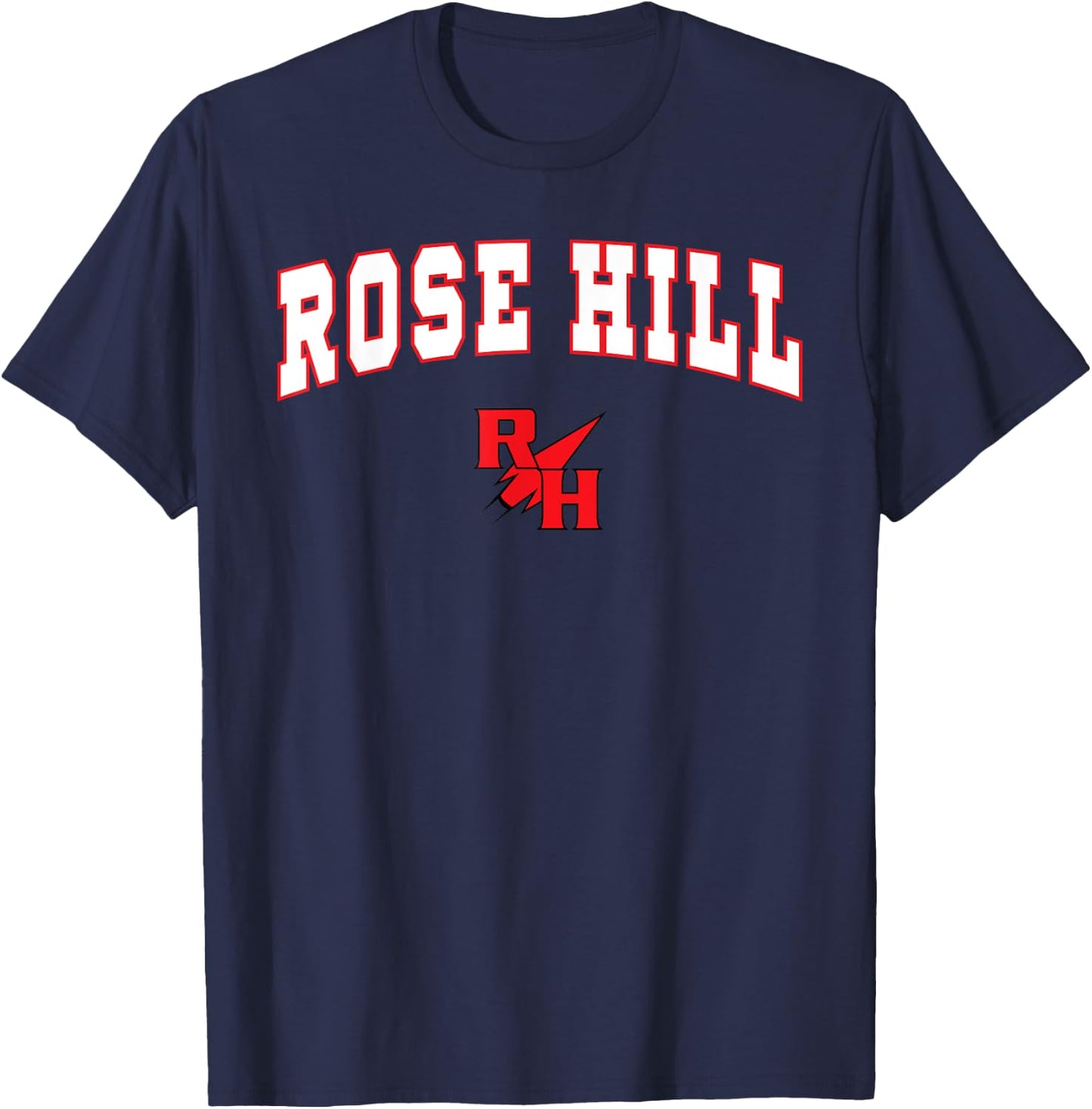 Rose Hill High School Rockets T-Shirt - T-Shirt | Navy