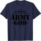 Christian Gifts Religious Bible Verse Scriptures God's Army T-Shirt - T-Shirt | Navy