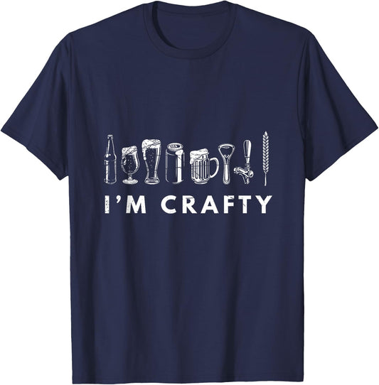 Funny Brewer Craft Beer T-Shirt - T-Shirt | Navy