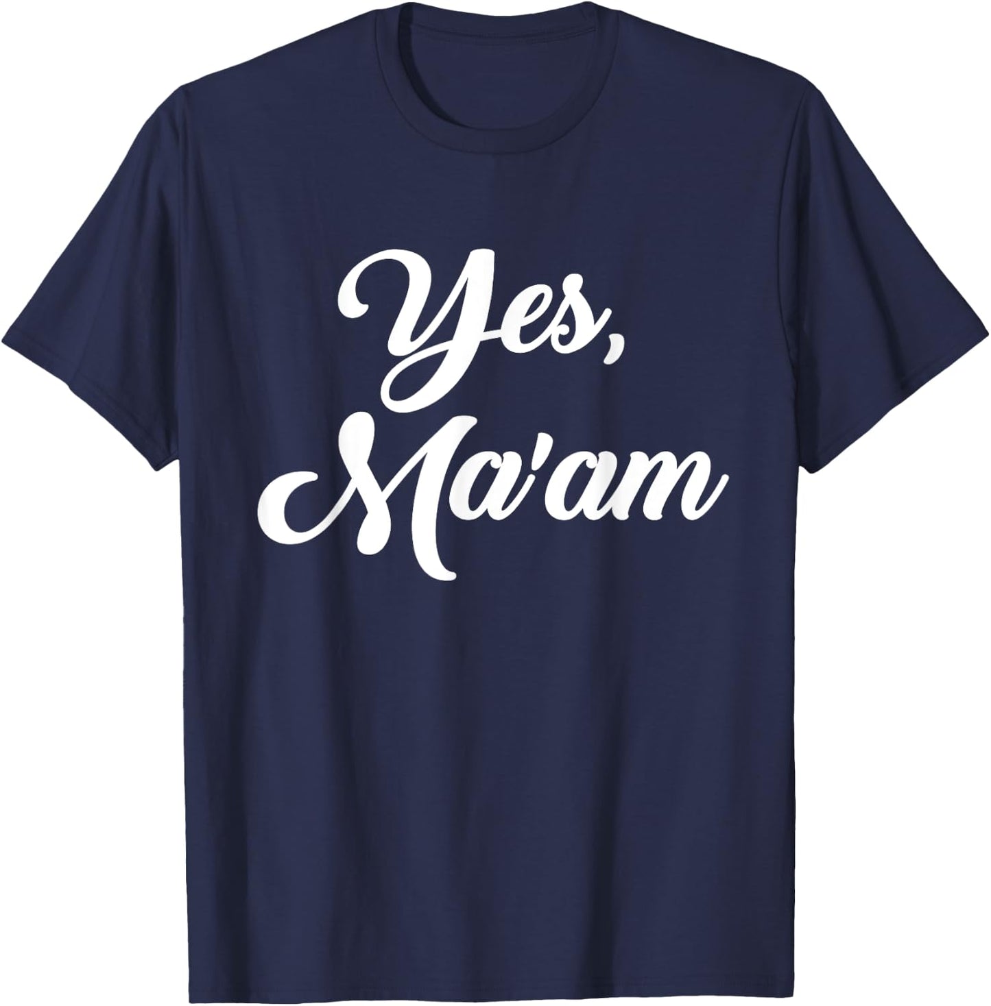 Yes, ma'am T-Shirt - T-Shirt | Navy