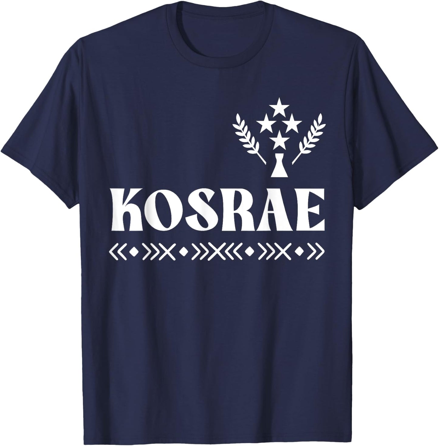 Kosrae Flag, Kosrae Island, Micronesia Kosrae T-Shirt - T-Shirt | Navy