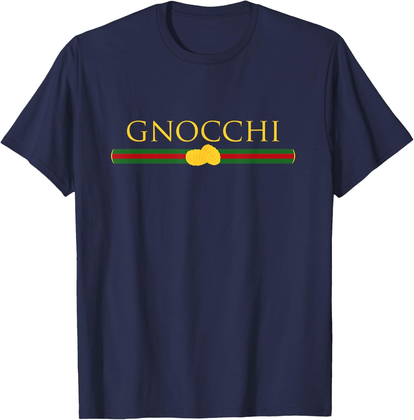 Gnocchi Lover Italian Food Fan Traditional T-Shirt - T-Shirt | Navy