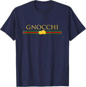 Gnocchi Lover Italian Food Fan Traditional T-Shirt - T-Shirt | Navy